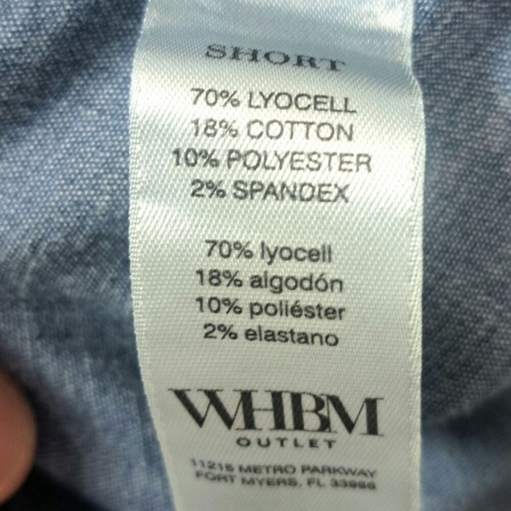 WHBM Outlet Women's Size 12 Soft Denim Shorts - Picture 6 of 6